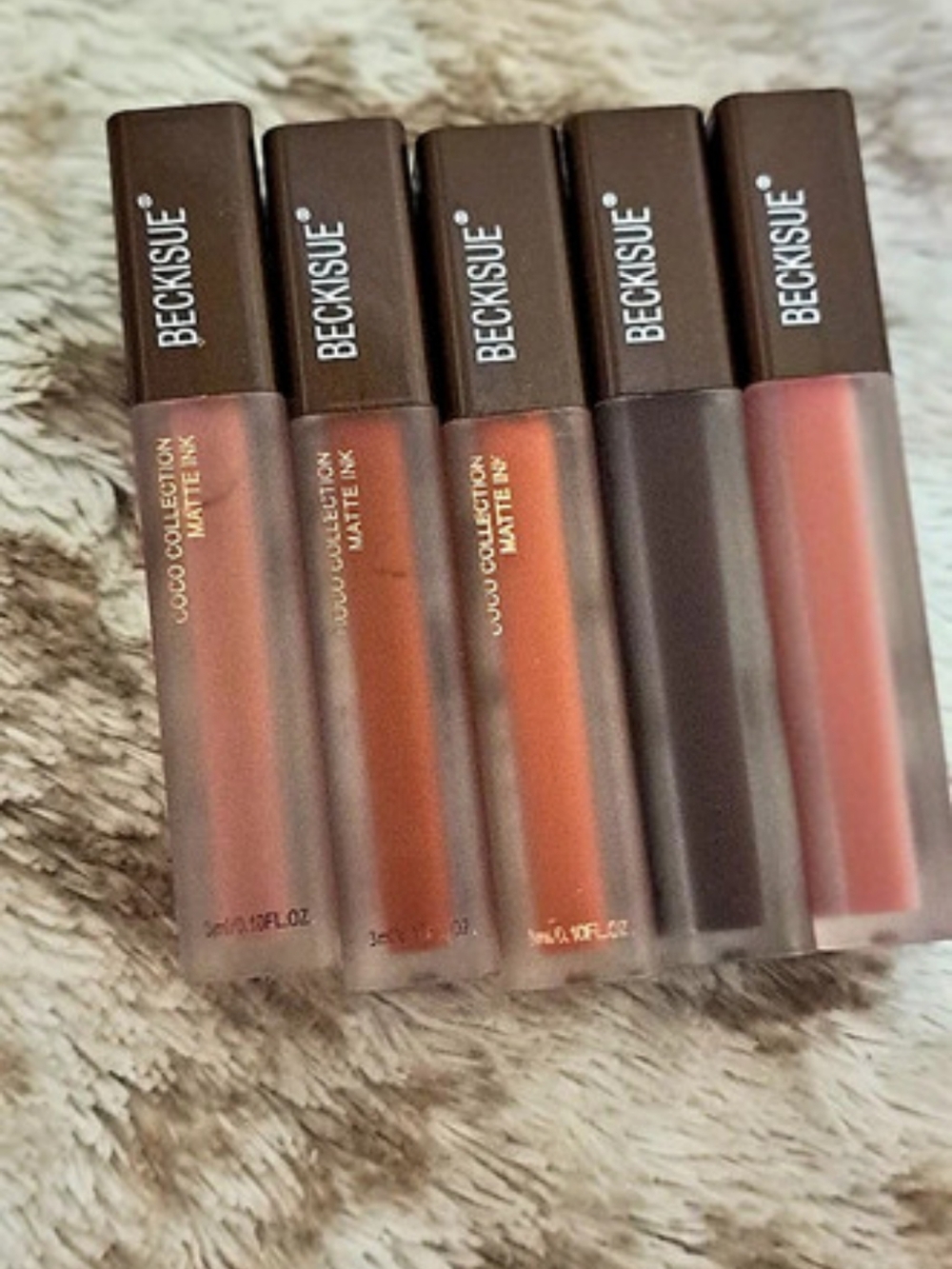 Boutique Liquid Lipsticks Set Brown & Pink NWT